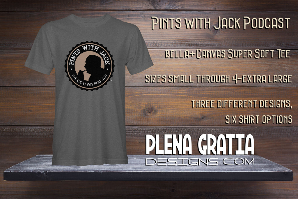 Pints With Jack Color Logo Large Athletic Heather Grey | S to 4XL