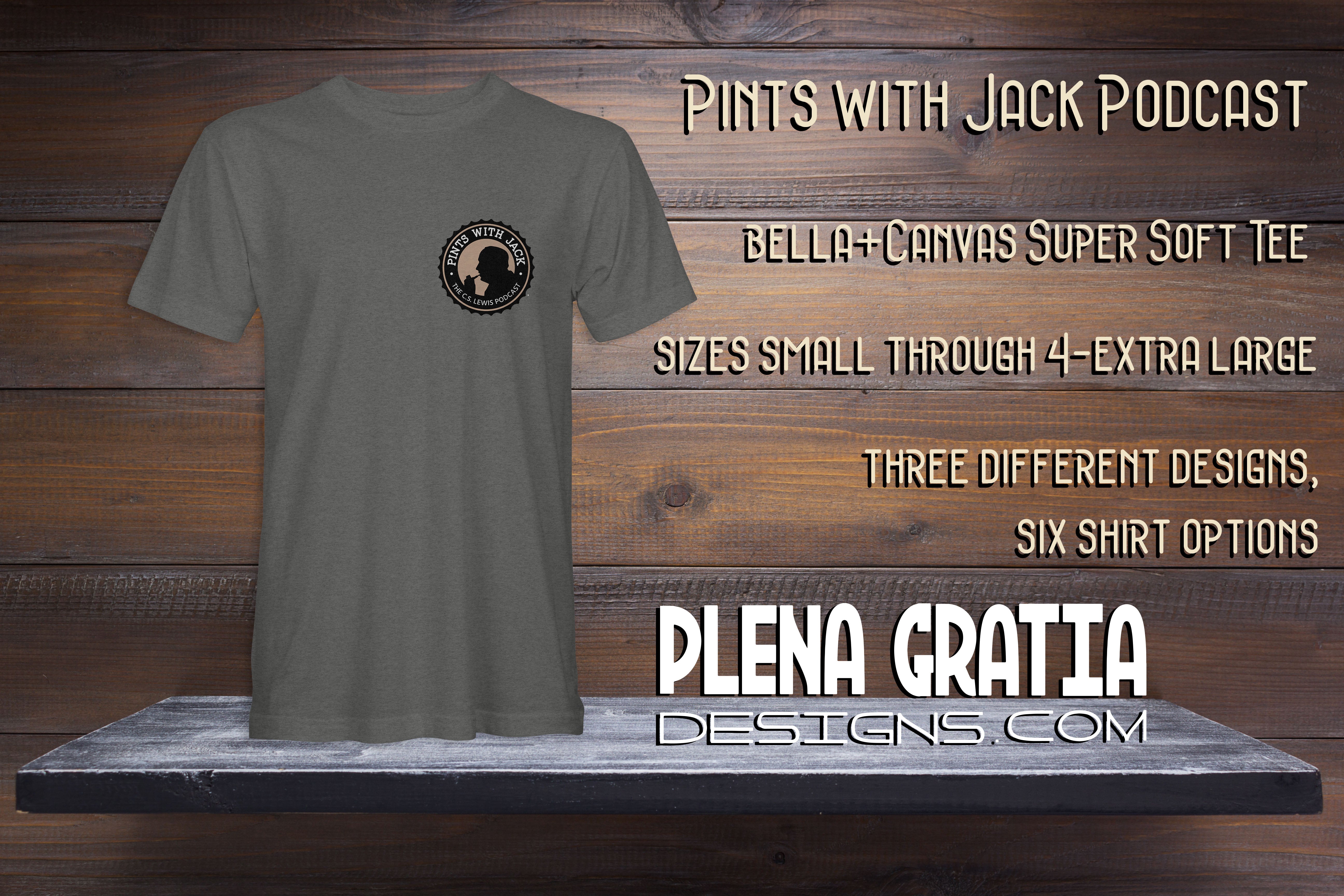 Pints With Jack Color Logo Small Athletic Heather Grey | S to 4XL