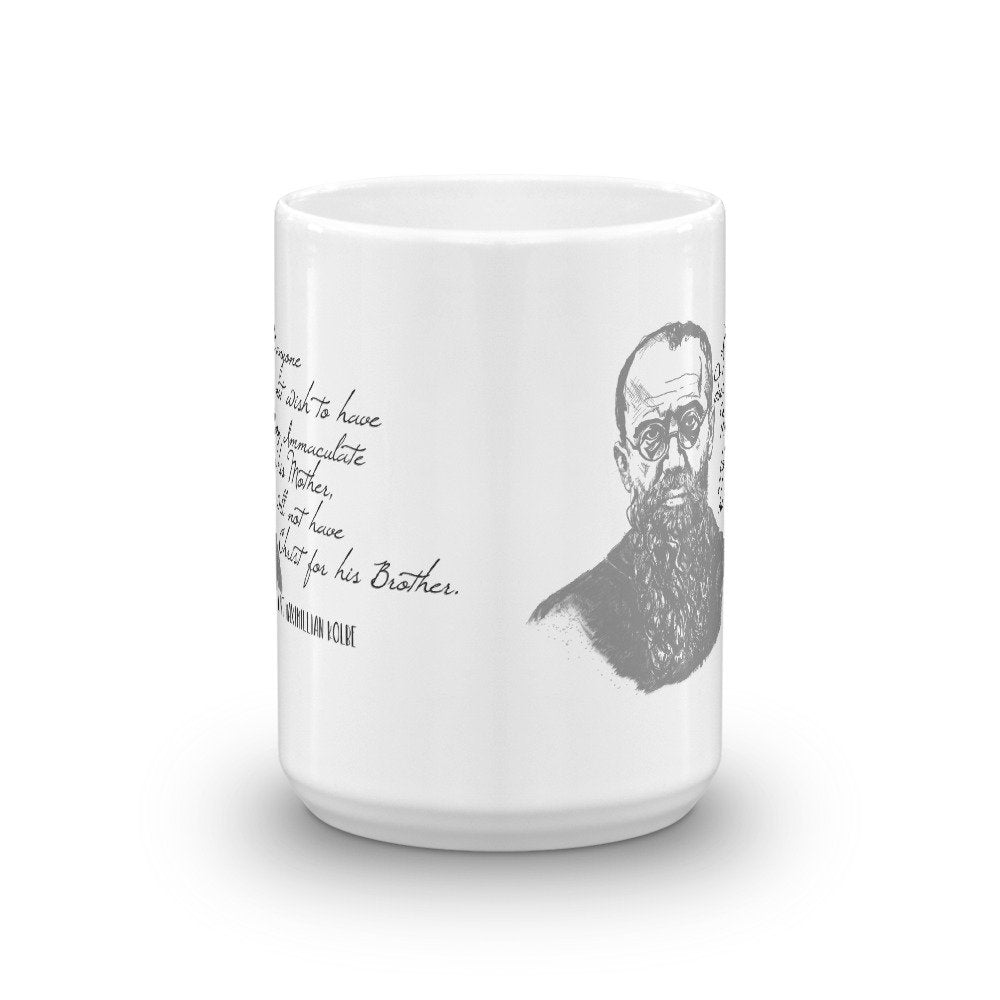Saint Maximilian Kolbe  Mug 11 oz and 15 oz