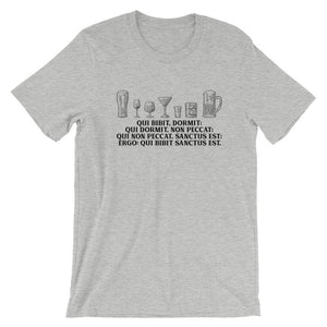 He who drinks ... shirt | Latin Catholic Christian Drinking Holiness Sin | S to 4xl