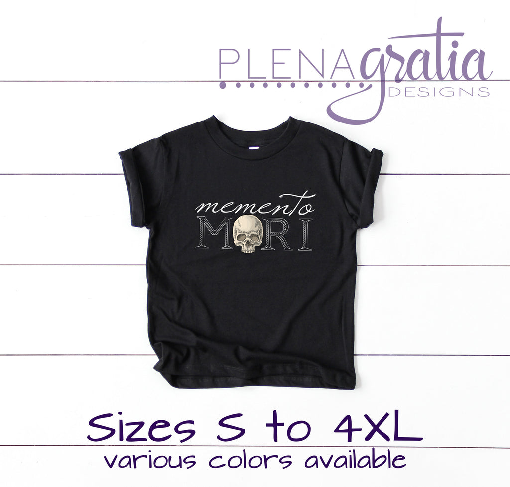 Memento Mori with Skull | Remember Your Death | S to 4XL