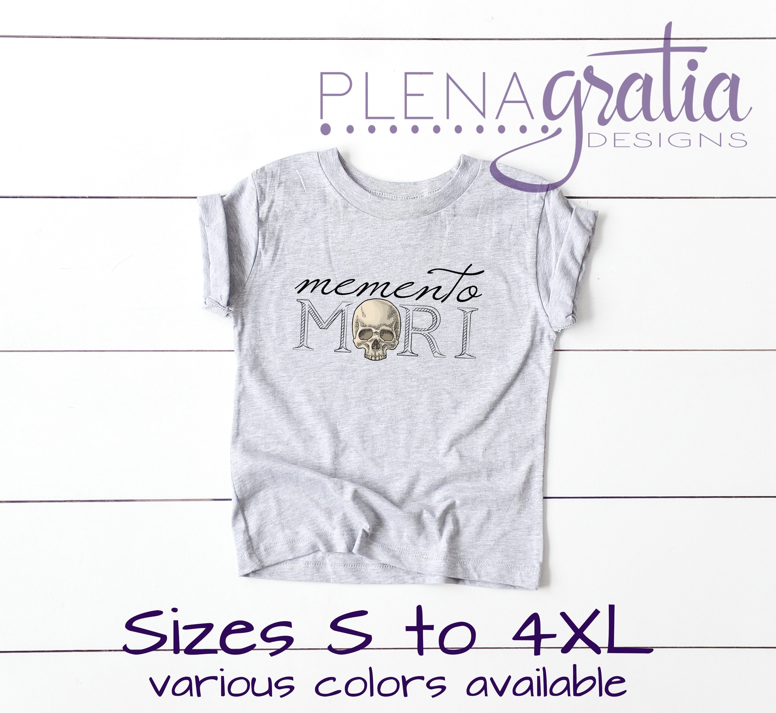 Memento Mori Remember Your Death Skull shirt | S to 4XL Short-Sleeve Unisex T-Shir