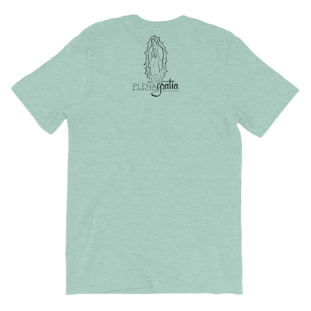 Saint Padre Pio, the Rosary is a Weapon for these times | Hand-drawn Catholic Tee