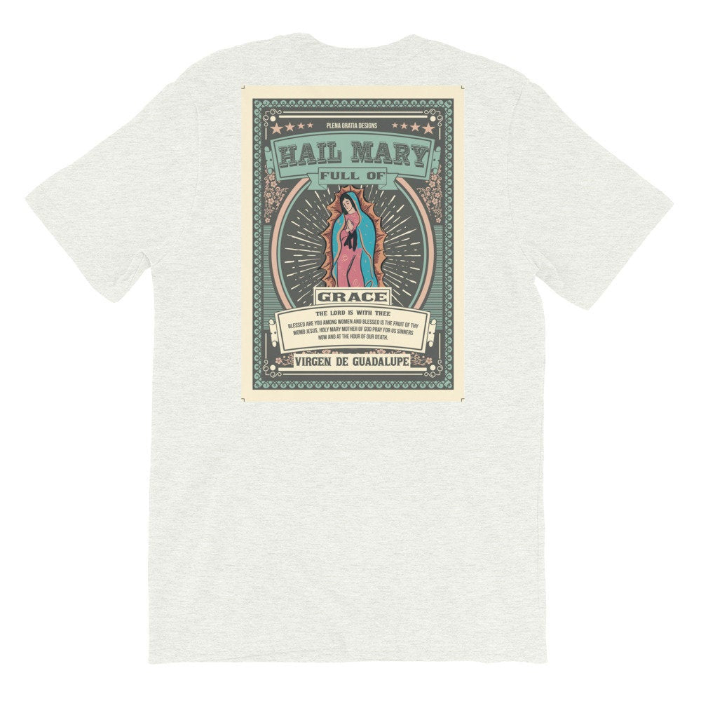 Our Lady of Guadalupe Vintage Poster Style T-Shirt | Catholic Tee | S to 4XL Short-Sleeve Unisex T-Shirt