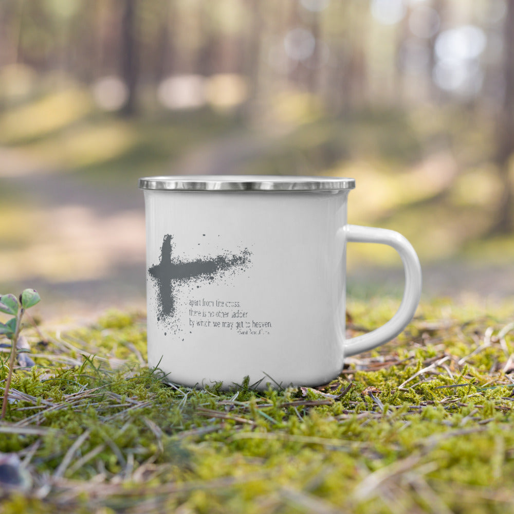 Apart from the Cross, St Rose of Lima quote Enamel Mug