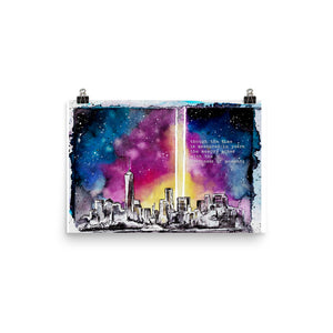 September 11th Remembrance Piece | Freshness of Moments Photo paper poster