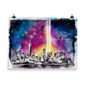 September 11th Remembrance Piece | Freshness of Moments Photo paper poster